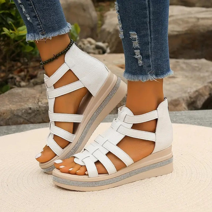 Opal | Elegant Wedge Sandals