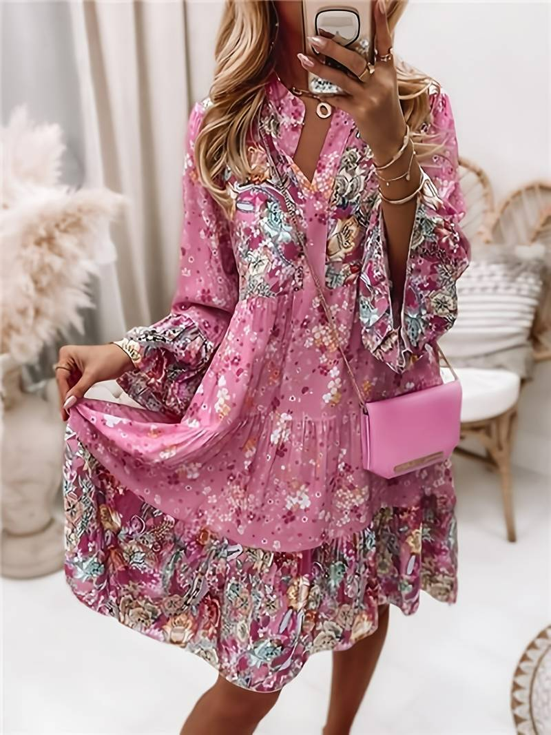 Jayne | Printed Boho Dress
