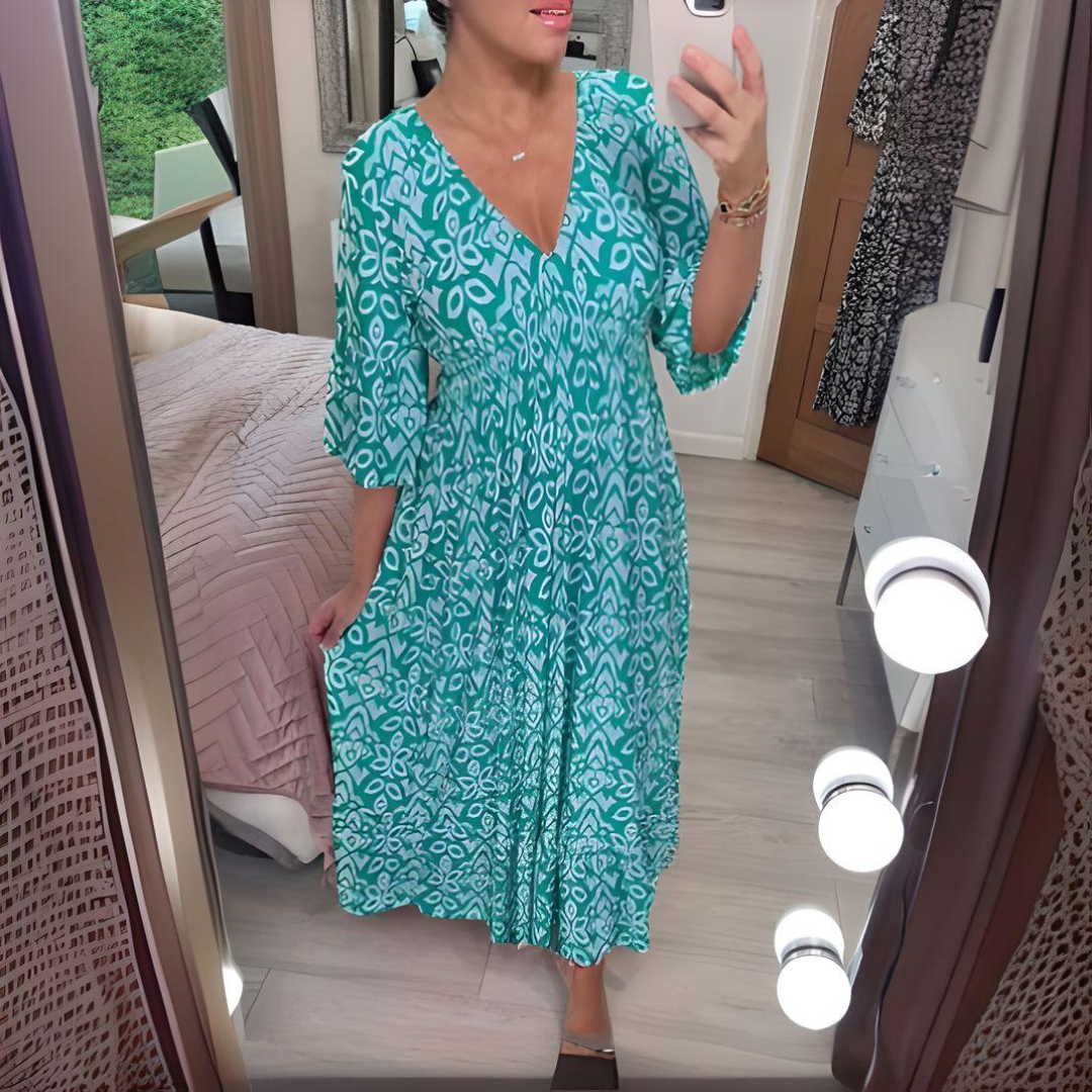 Zarissa | Boho Printed Dress