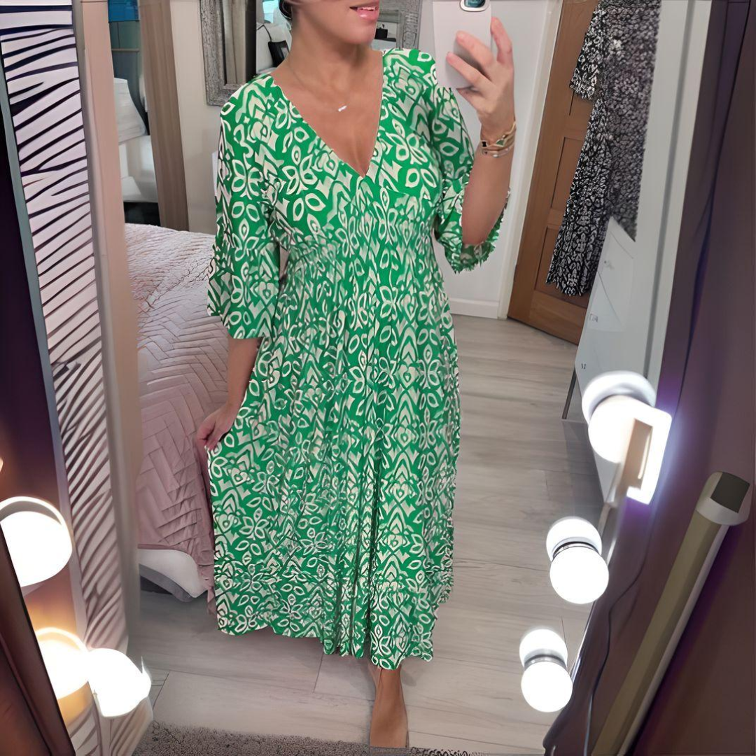 Zarissa | Boho Printed Dress