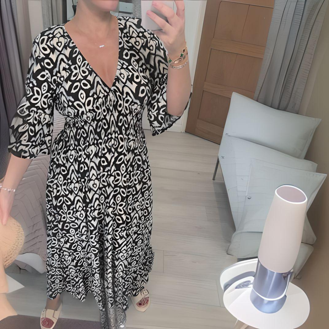 Zarissa | Boho Printed Dress