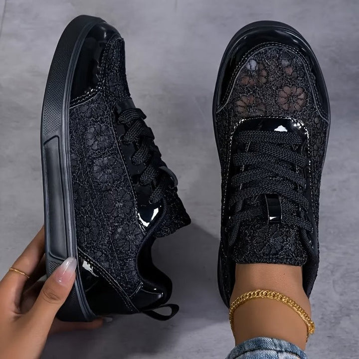 Hollis | Floral Lace Sneakers