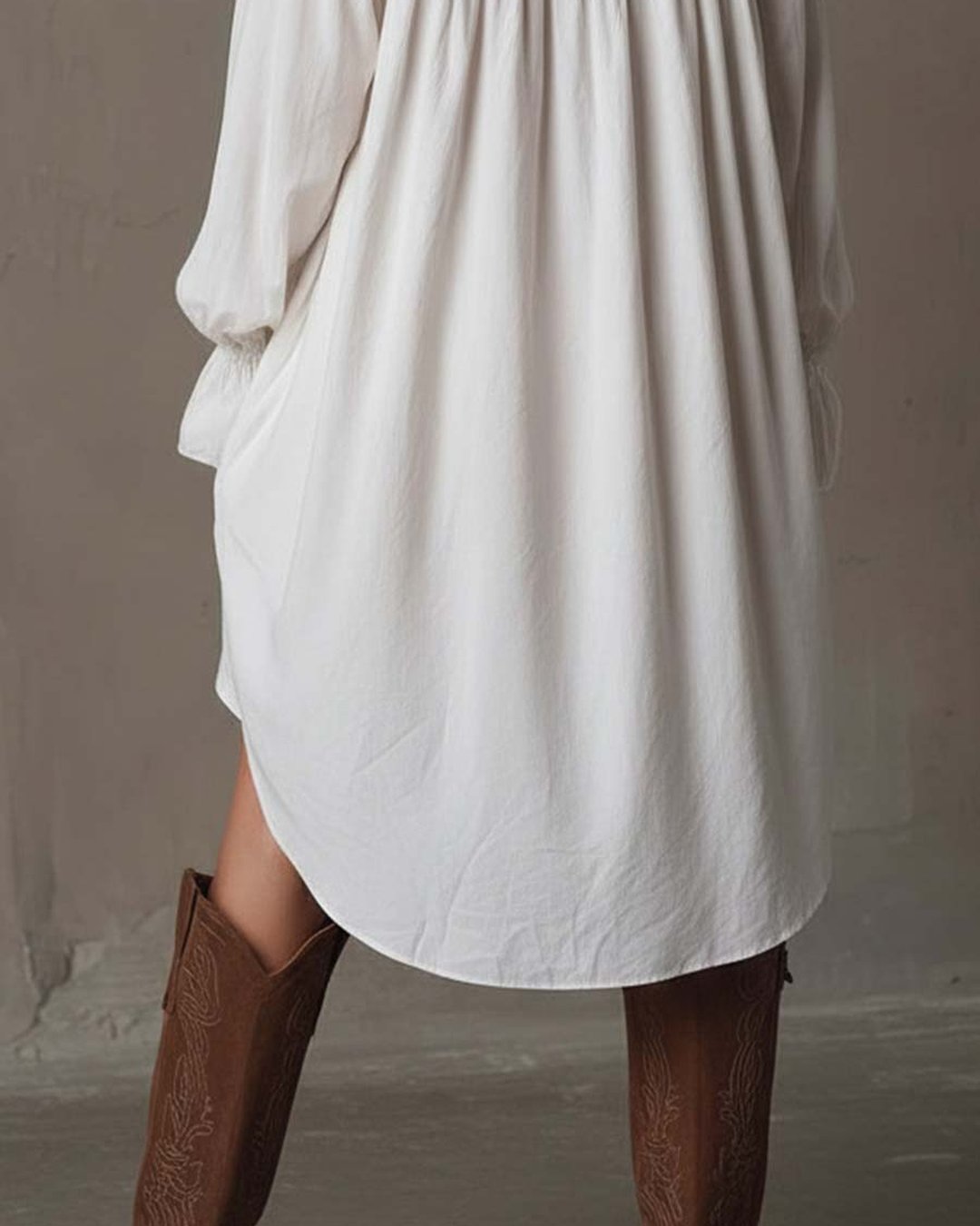 Torri | Lace Shirt Mini Dress