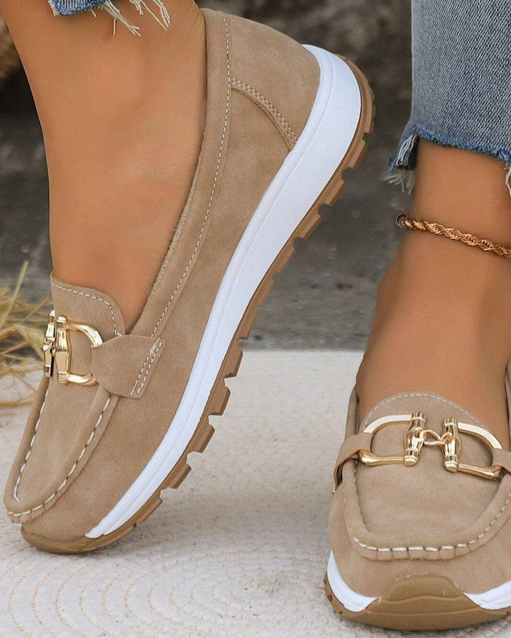 Ophira | Flat Moccasins with Buckle