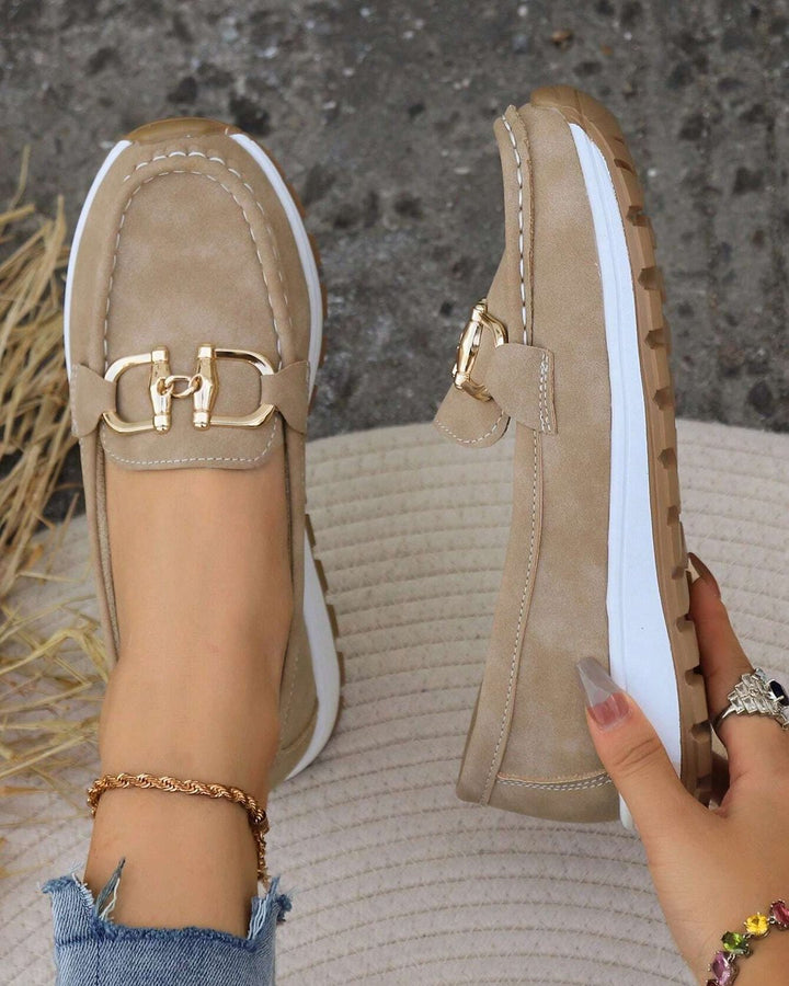 Ophira | Flat Moccasins with Buckle