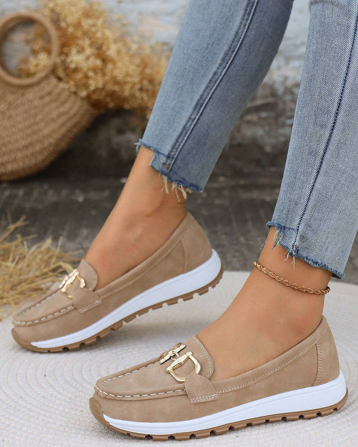 Ophira | Flat Moccasins with Buckle