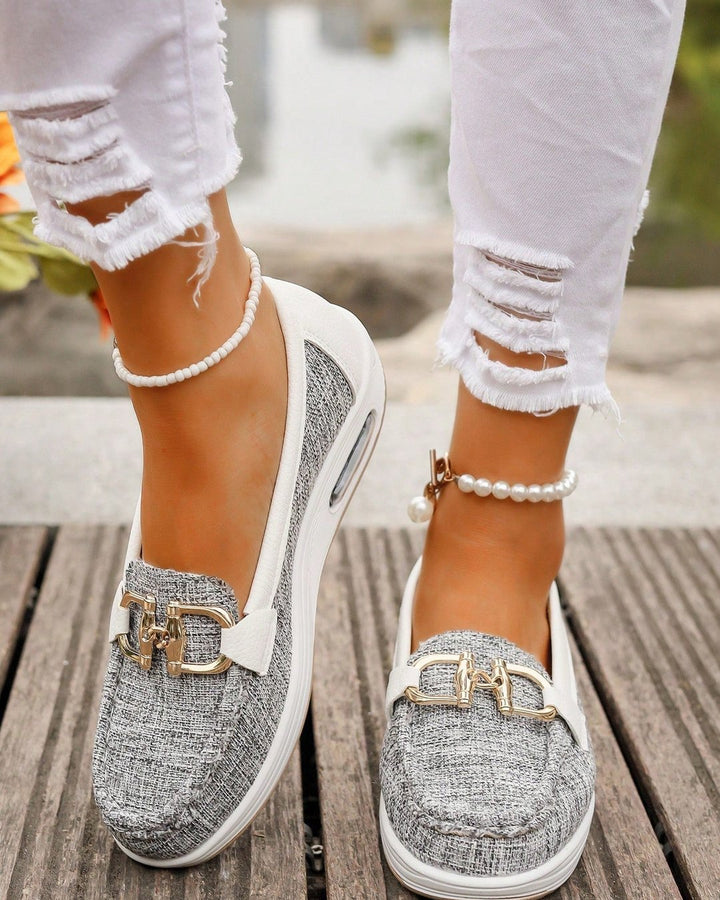 Ophira | Flat Moccasins with Buckle