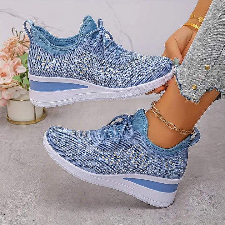 Honora | Orthopedic Sneakers With Sparkling Rhinestones
