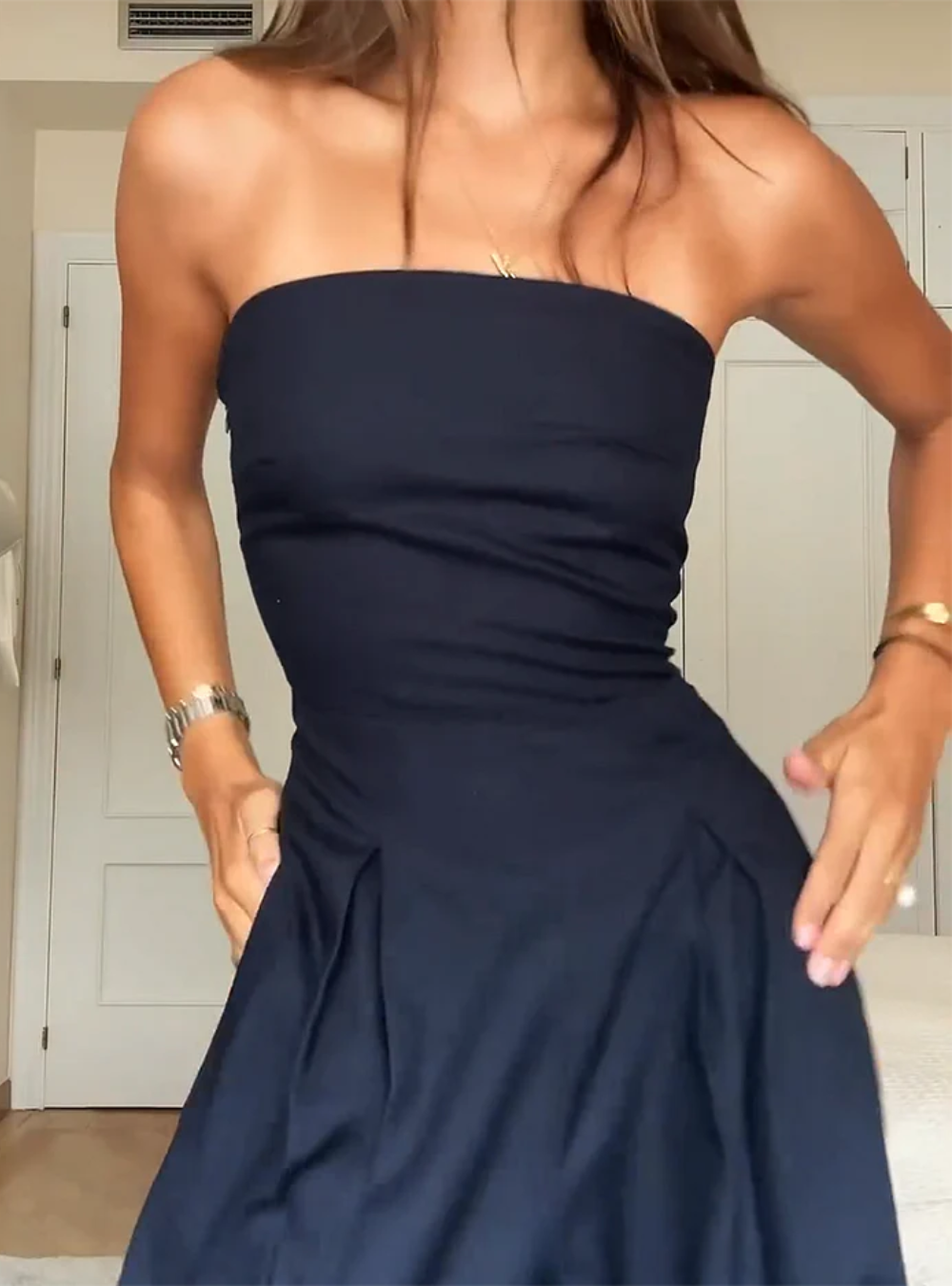 Kyline | Luxe Strapless Jumpsuit