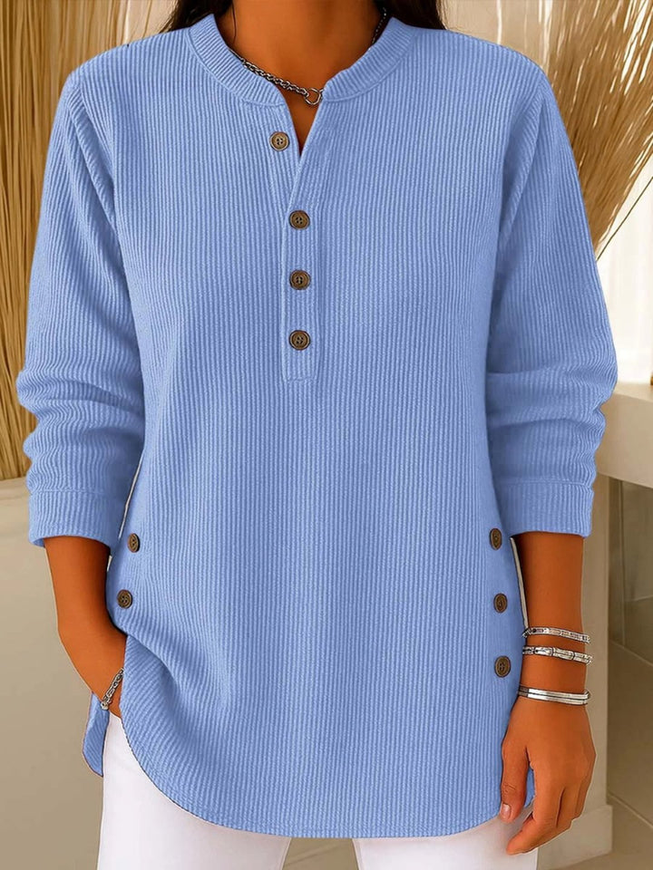 Laurentia | Button Henley Tunic