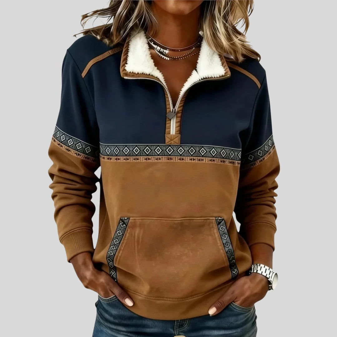 Andria | Cosy Half-Zip Pullover