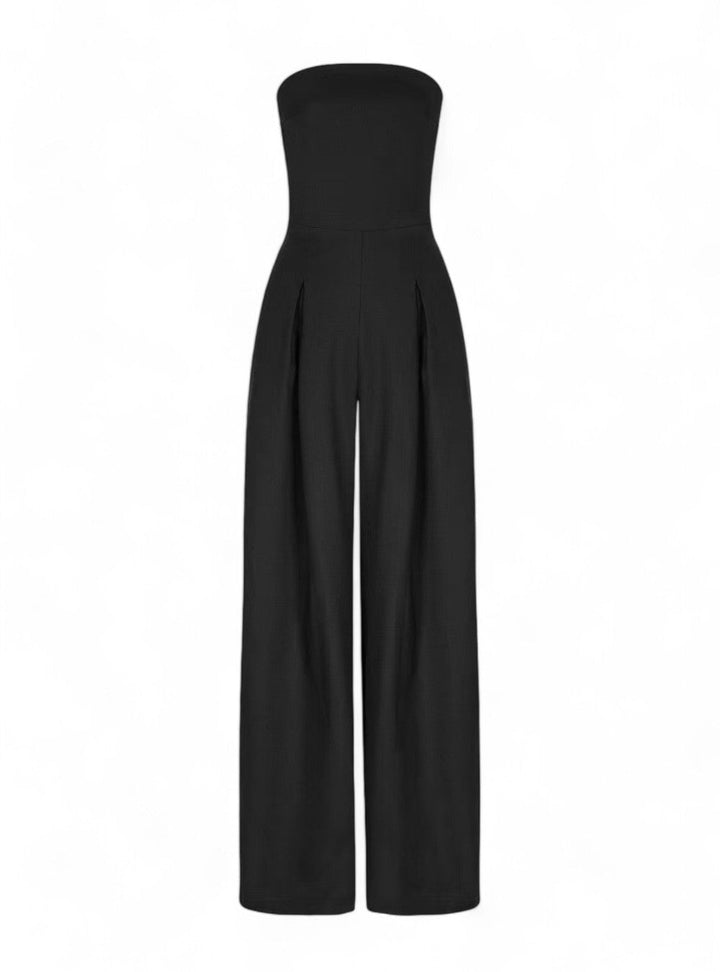 Kyline | Luxe Strapless Jumpsuit
