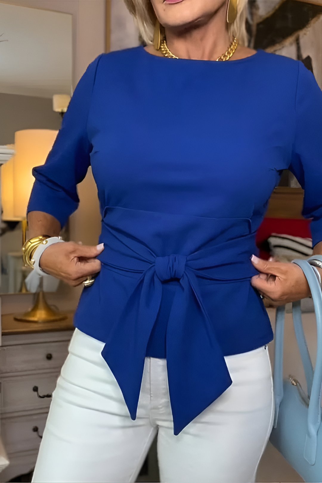 Charity | Stylish Bow Waist Top