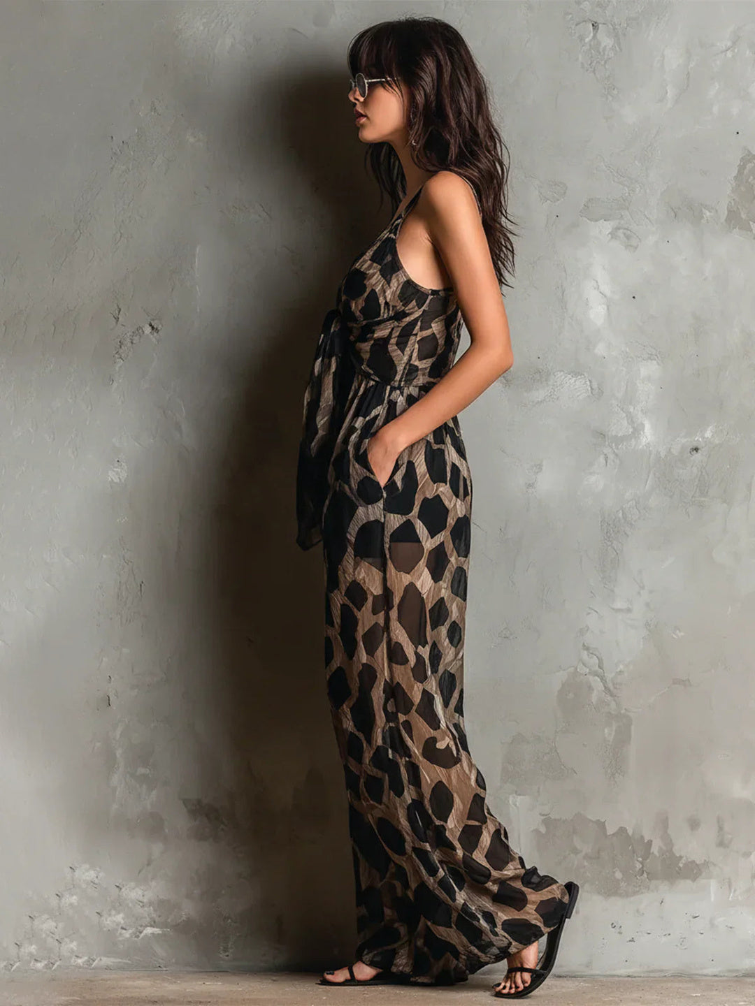 Eleanor | Leopard Print Jumpsuit
