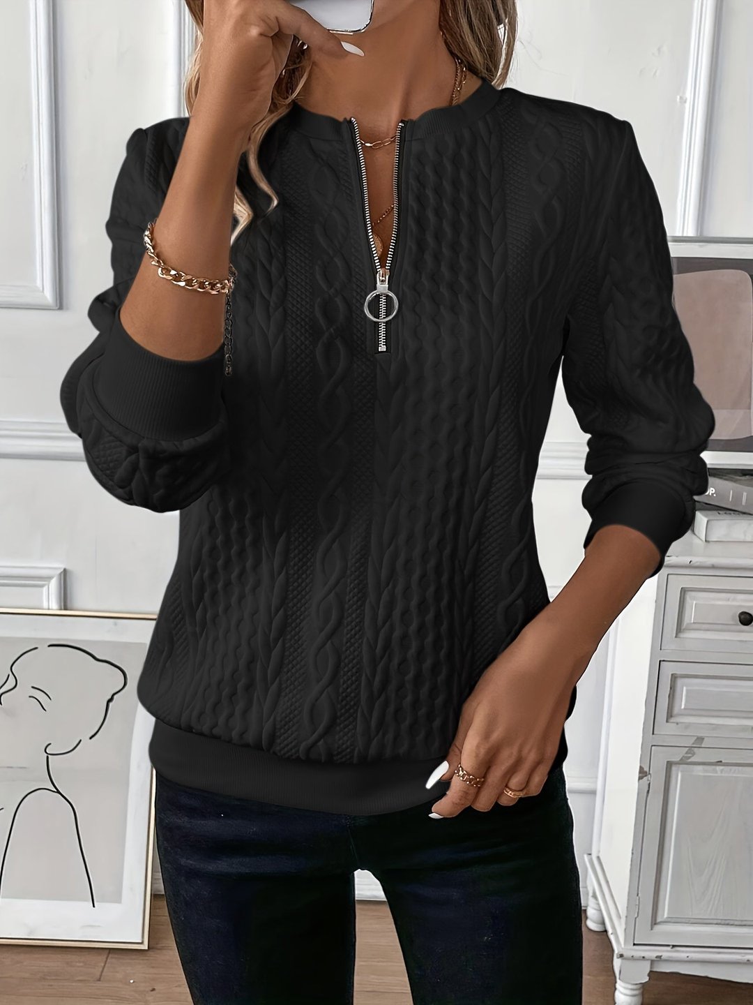 Ida | Jumper with Zip