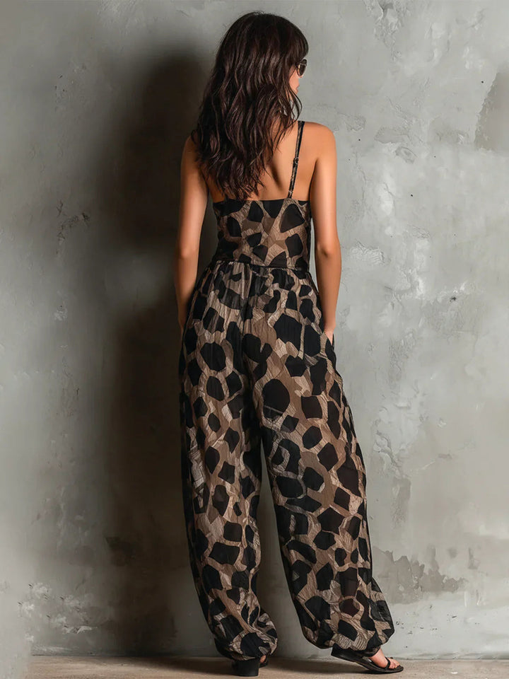 Eleanor | Leopard Print Jumpsuit