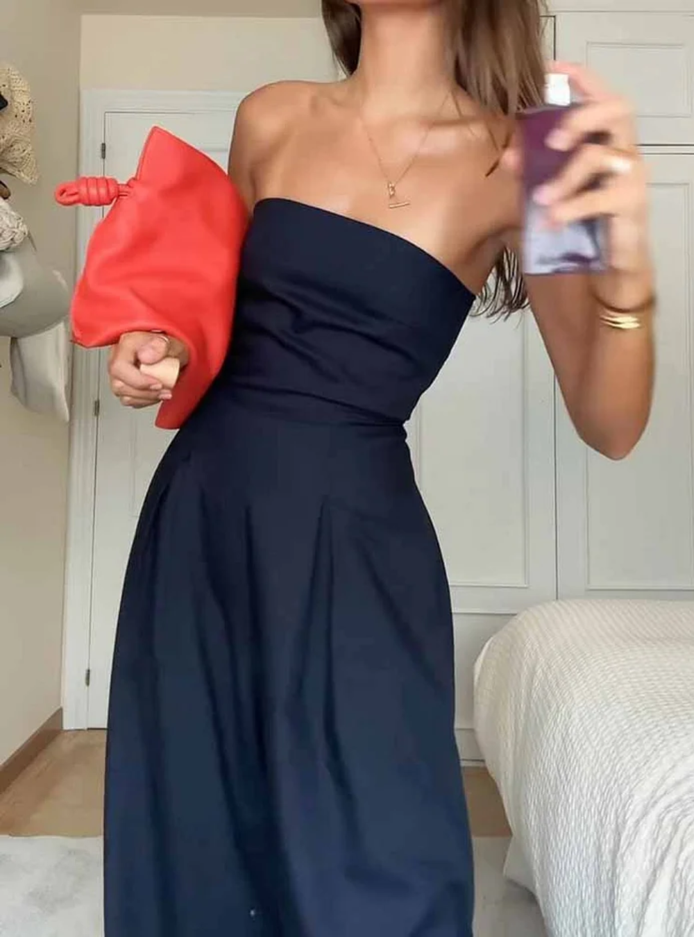 Kyline | Luxe Strapless Jumpsuit