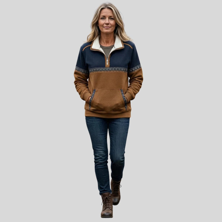 Andria | Cosy Half-Zip Pullover
