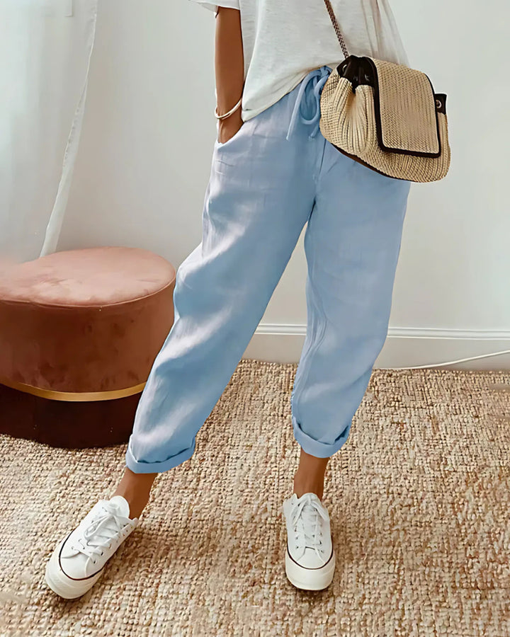 Juliette | Breathable Linen Pants