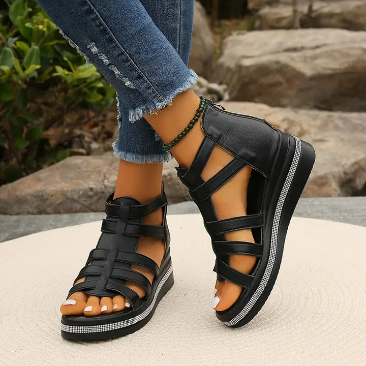 Opal | Elegant Wedge Sandals