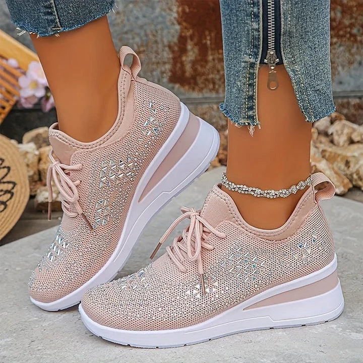 Honora | Orthopedic Sneakers With Sparkling Rhinestones