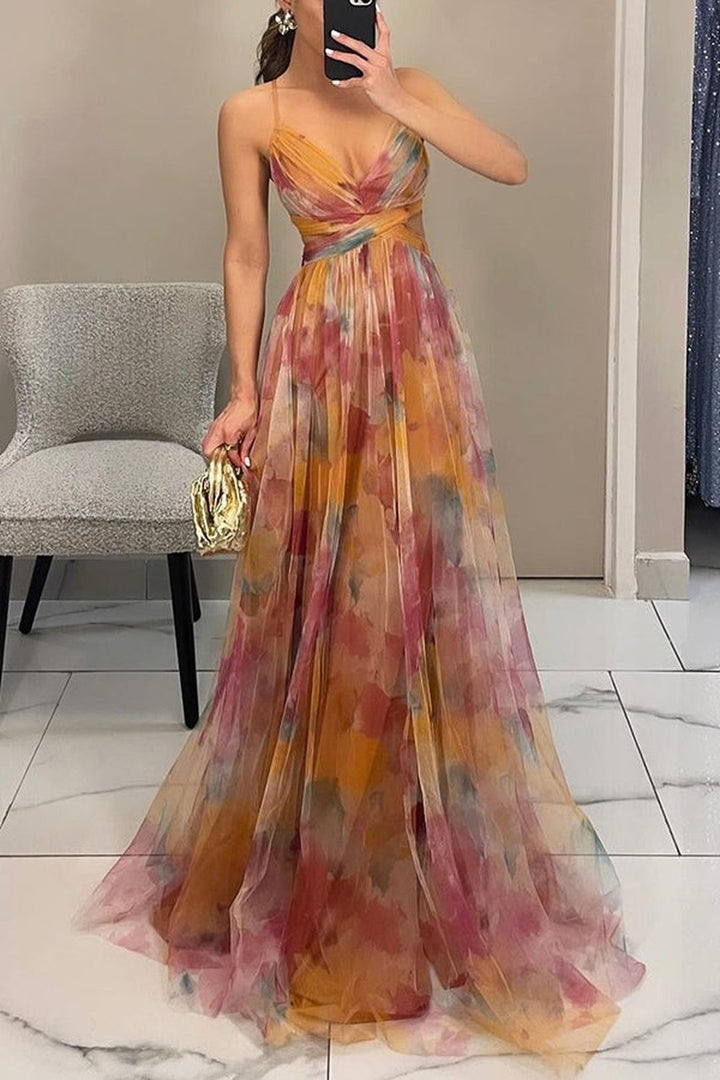 Laurel | Chiffon Maxi Dress