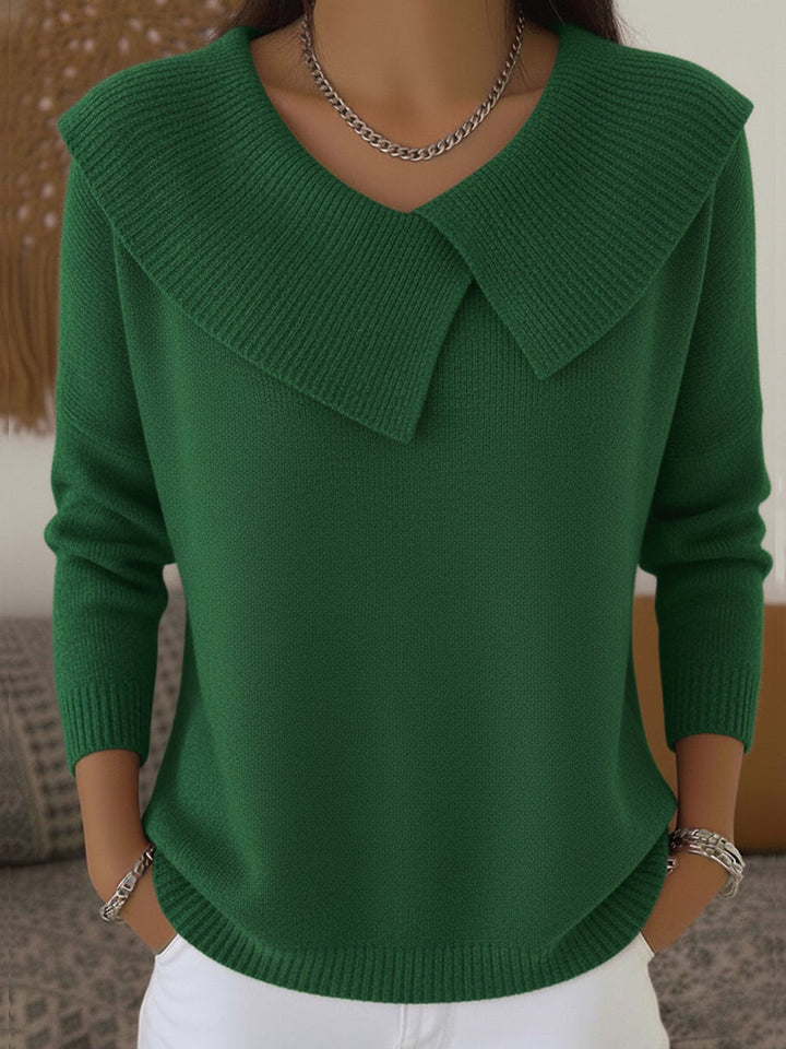 Charmaine | Warm Sweater with Soft Collar