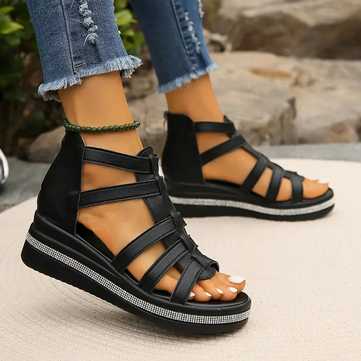 Opal | Elegant Wedge Sandals