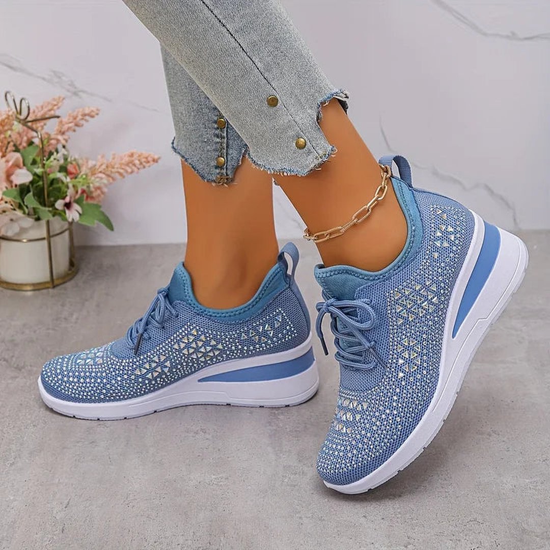 Honora | Orthopedic Sneakers With Sparkling Rhinestones