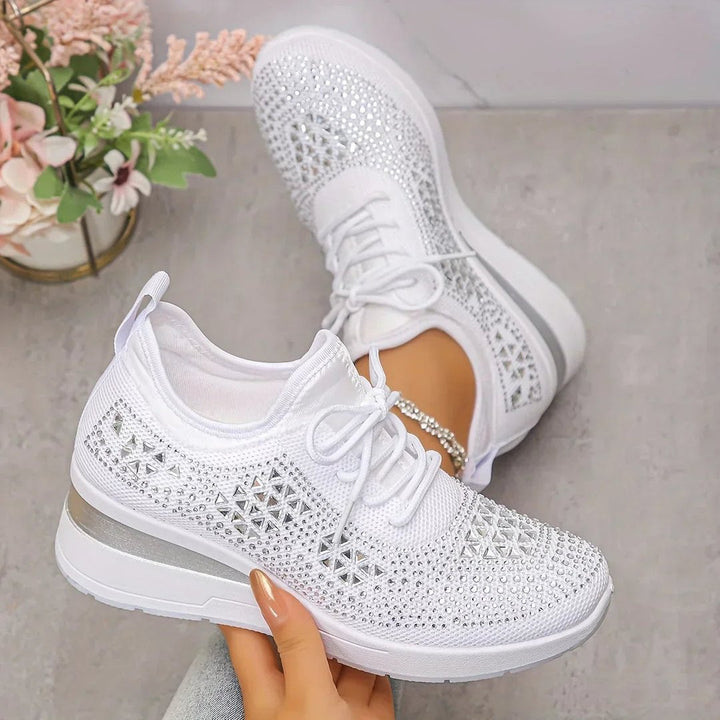 Honora | Orthopedic Sneakers With Sparkling Rhinestones