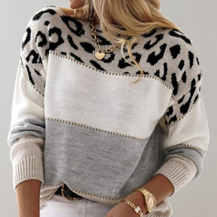 Irina | Leopard Print Casual Sweater