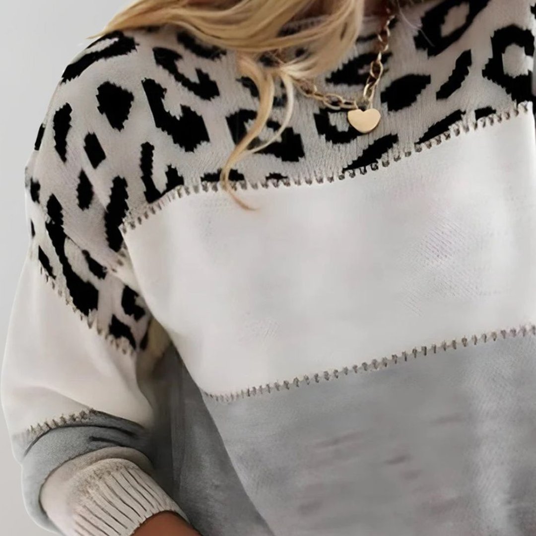 Irina | Leopard Print Casual Sweater