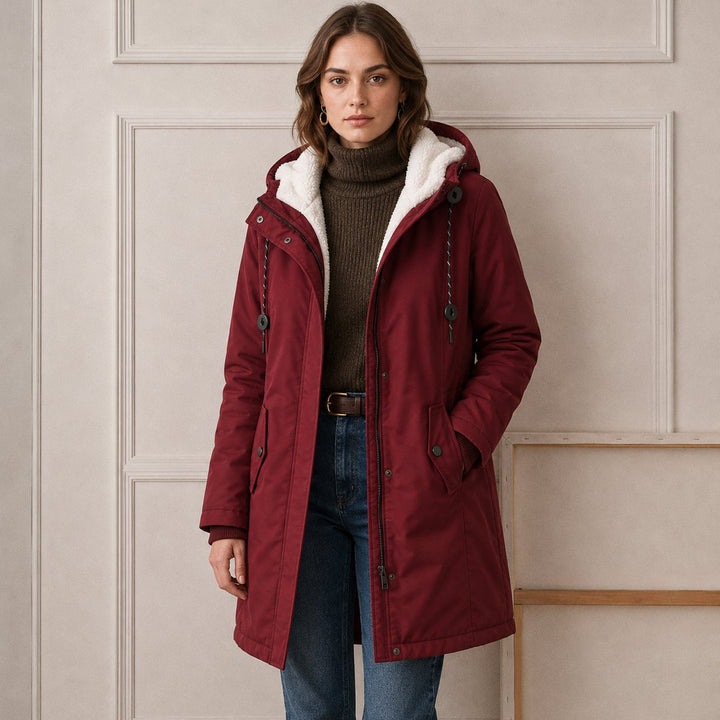 Luann | Cozy Hooded Cold Weather Coat