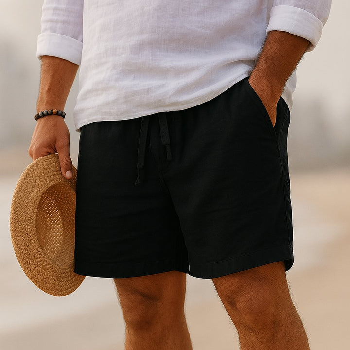 Henri | Comfortable Linen Shorts