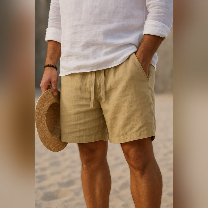 Henri | Comfortable Linen Shorts