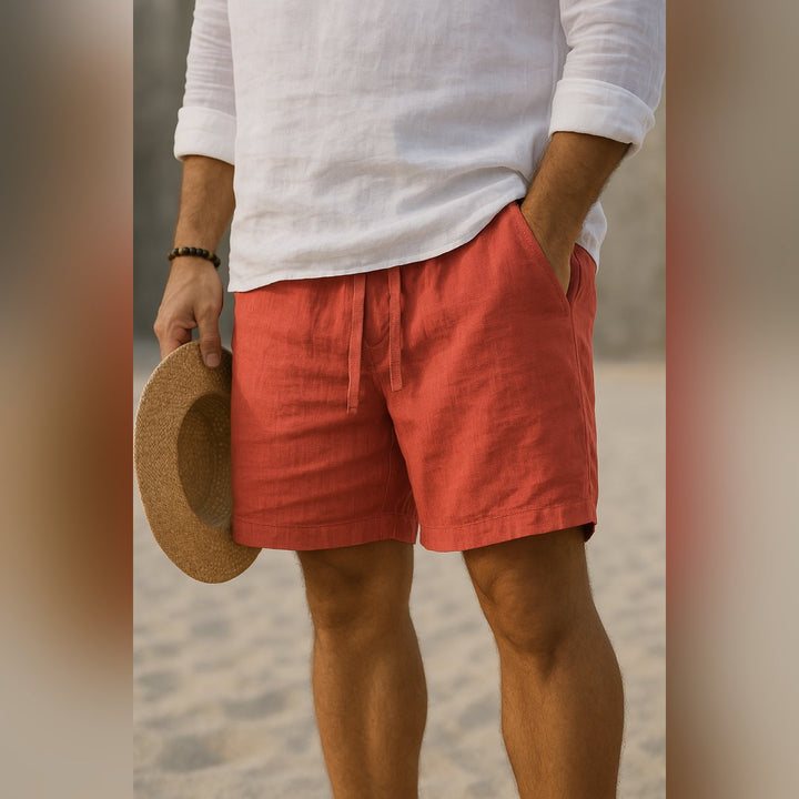 Henri | Comfortable Linen Shorts