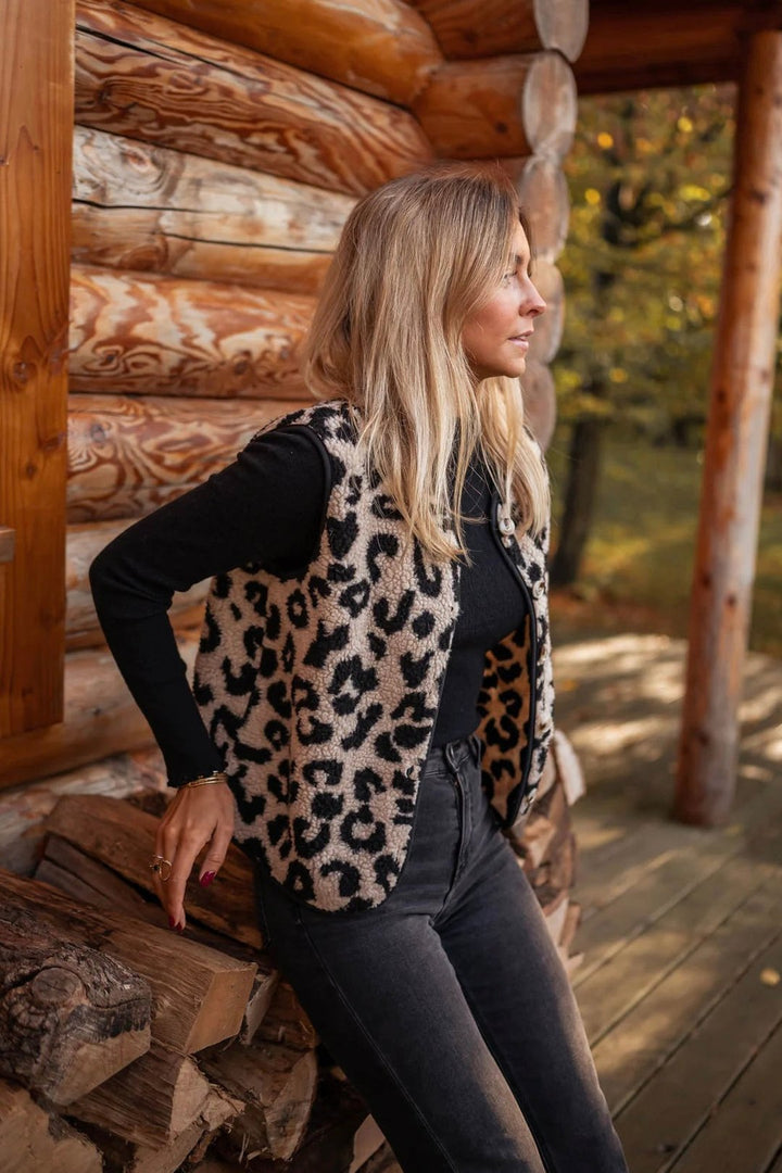 Isabeau | Leopard Vest