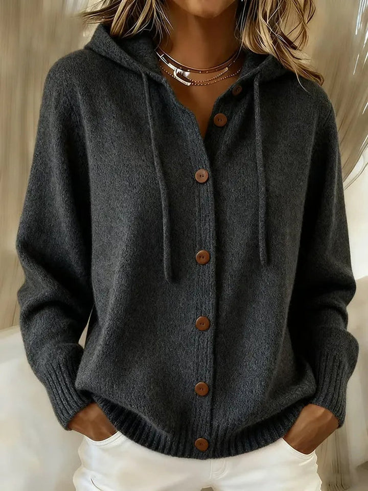 Tora | Cozy Button Cardigan Hoodie