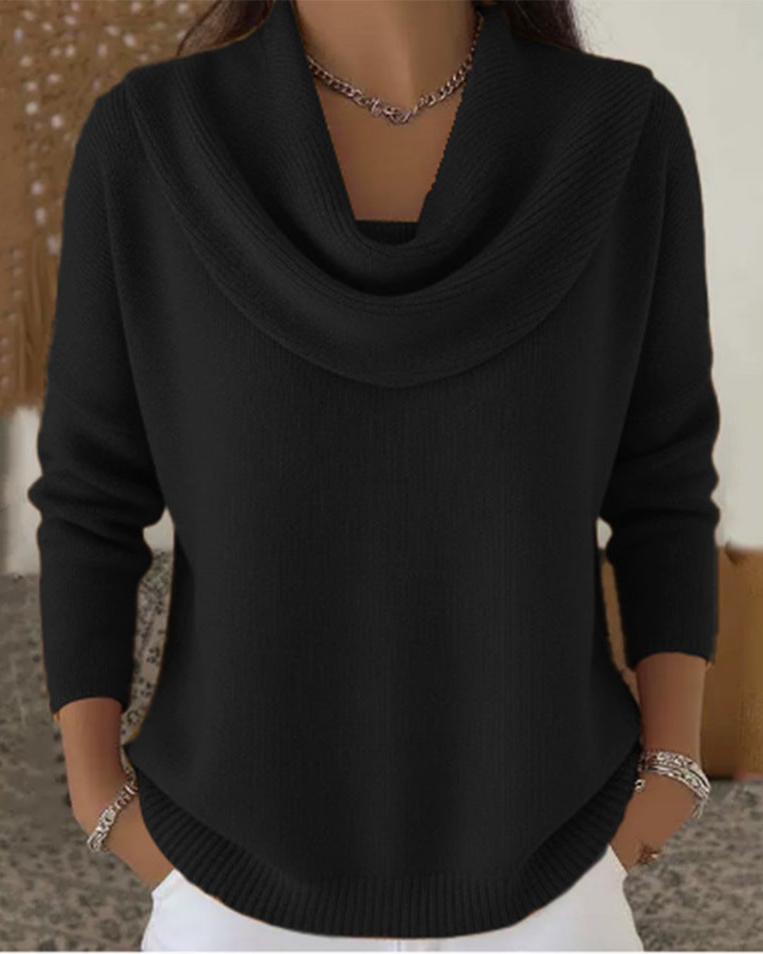 Judy | Cowl Neck Sweater