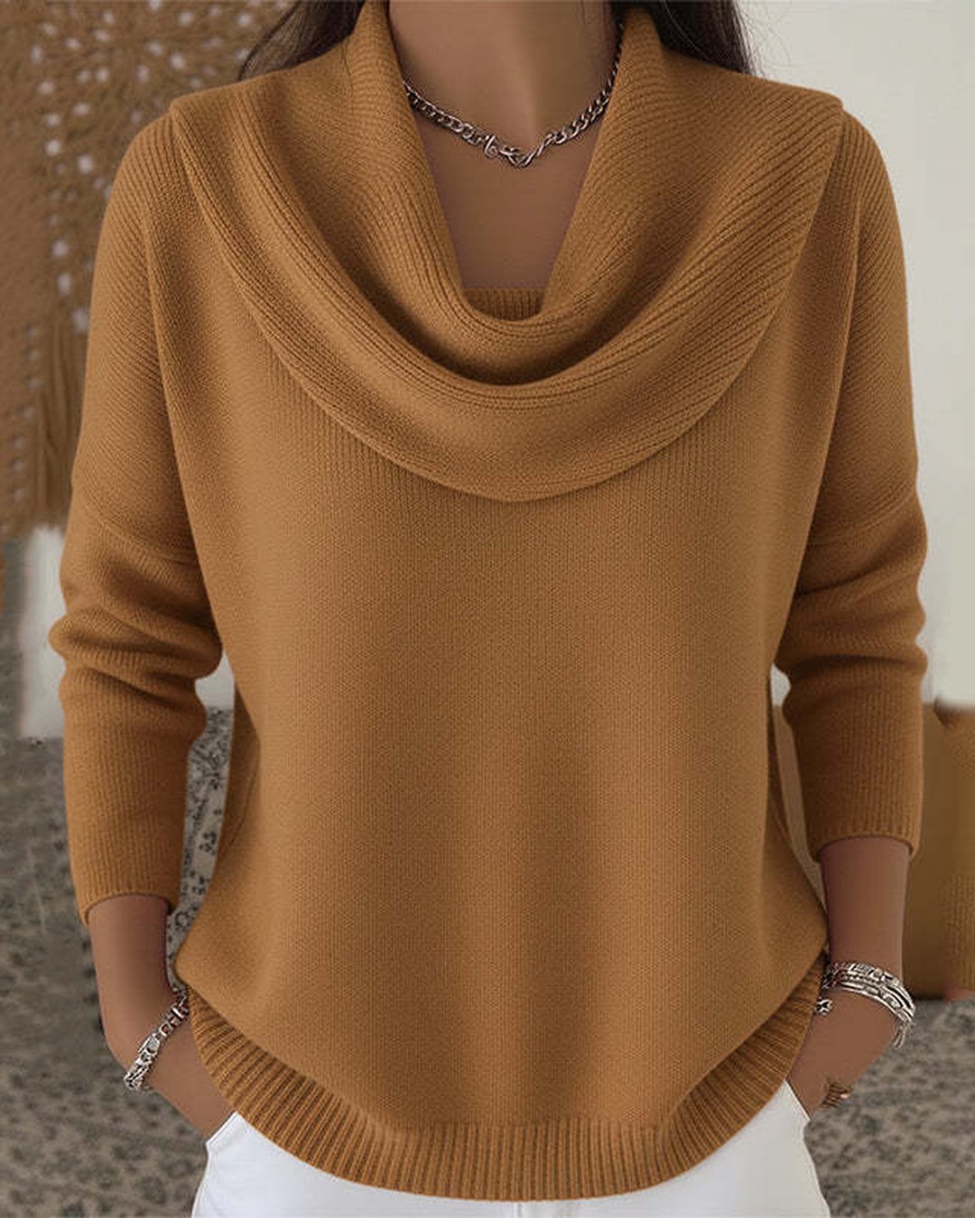 Judy | Cowl Neck Sweater