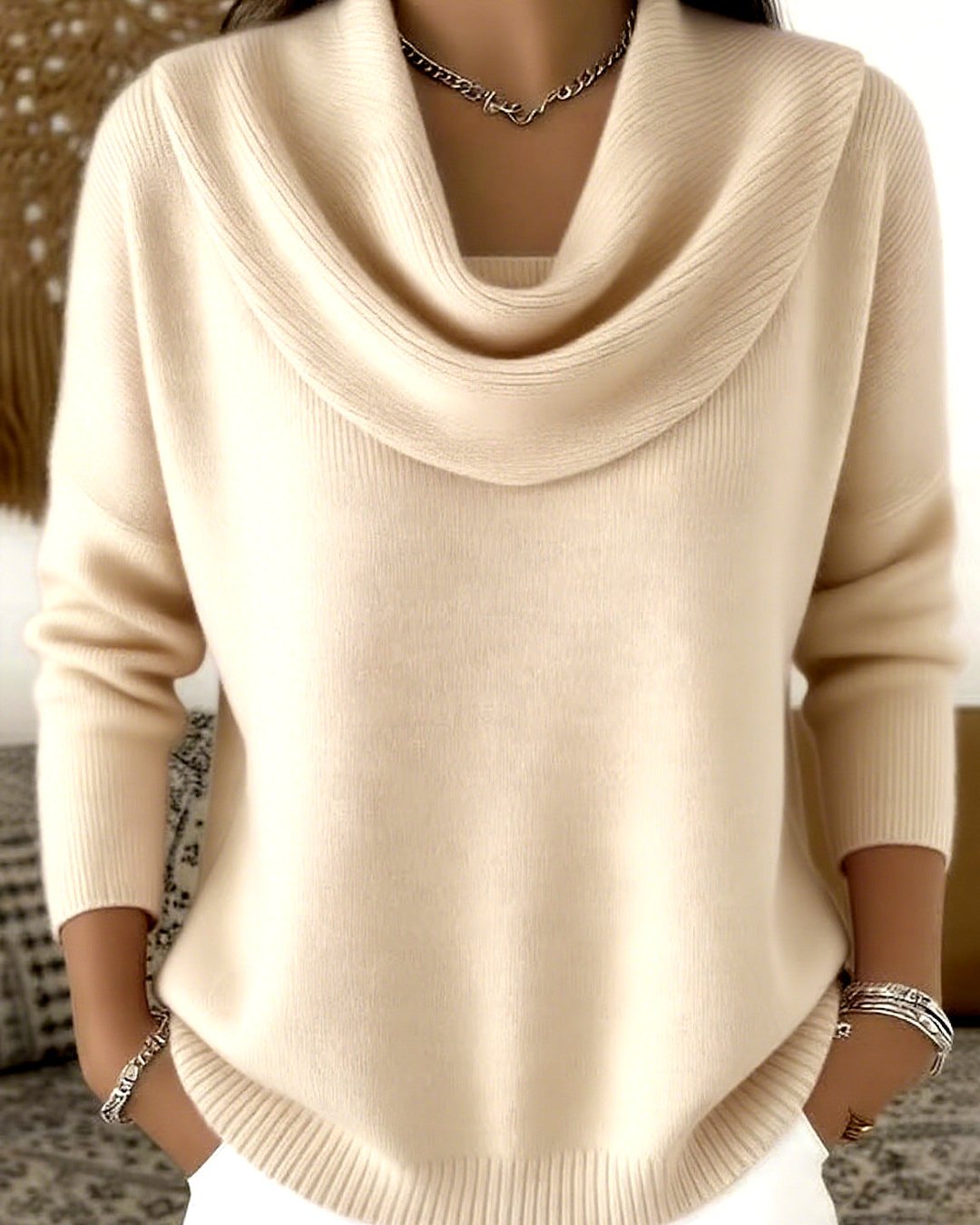 Judy | Cowl Neck Sweater