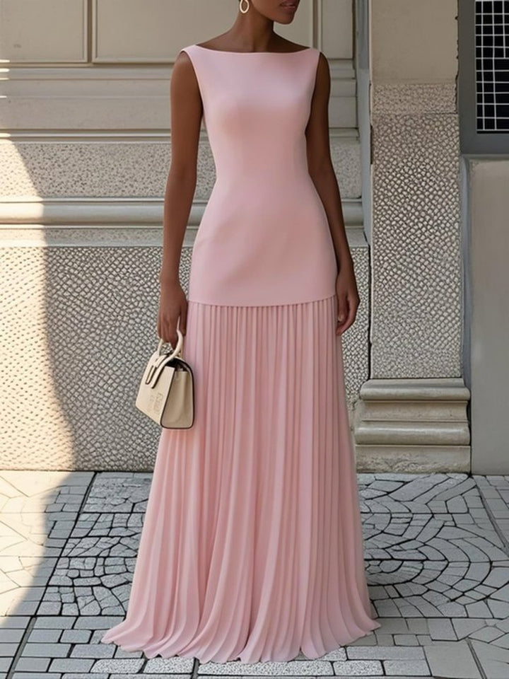 Tonya | Pleated Maxi Dress
