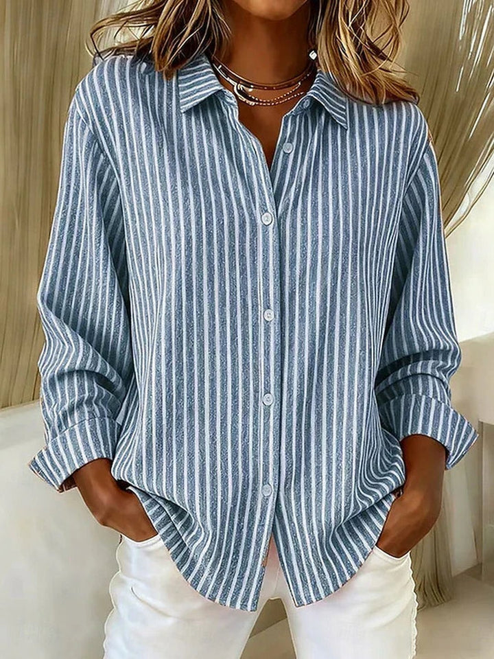 Tulia | Striped Button-Down Shirt
