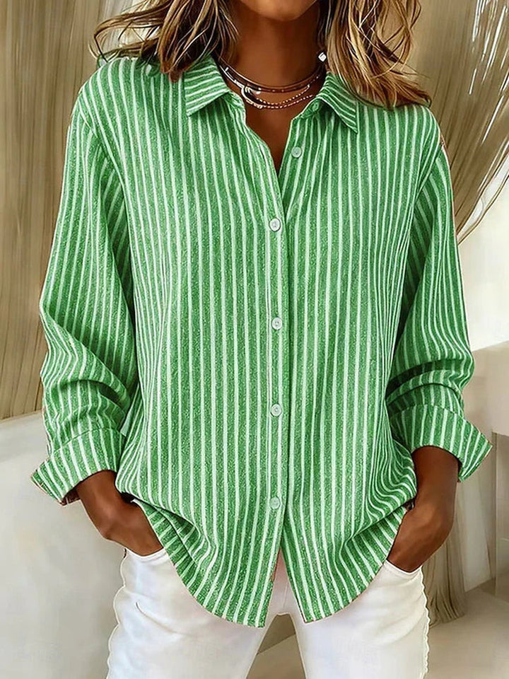 Tulia | Striped Button-Down Shirt