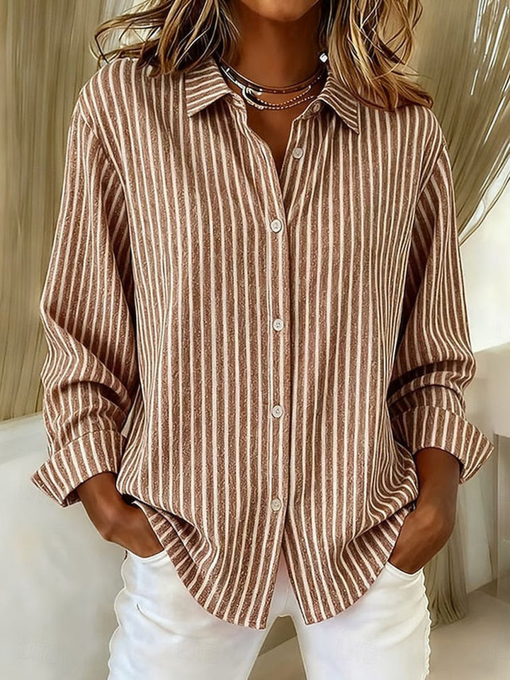 Tulia | Striped Button-Down Shirt