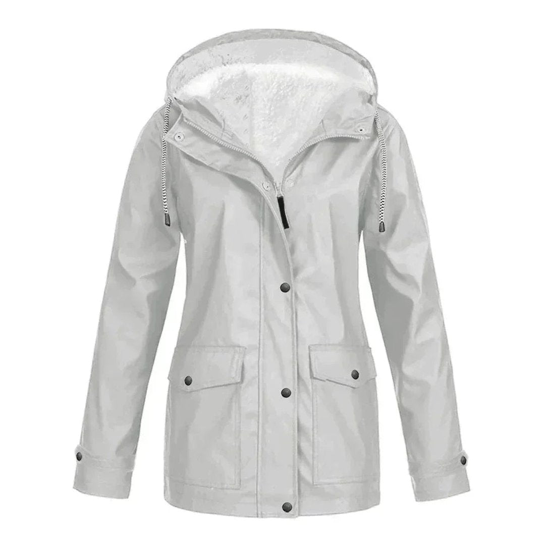 Earlene | Fleece Lined Hooded Jacket