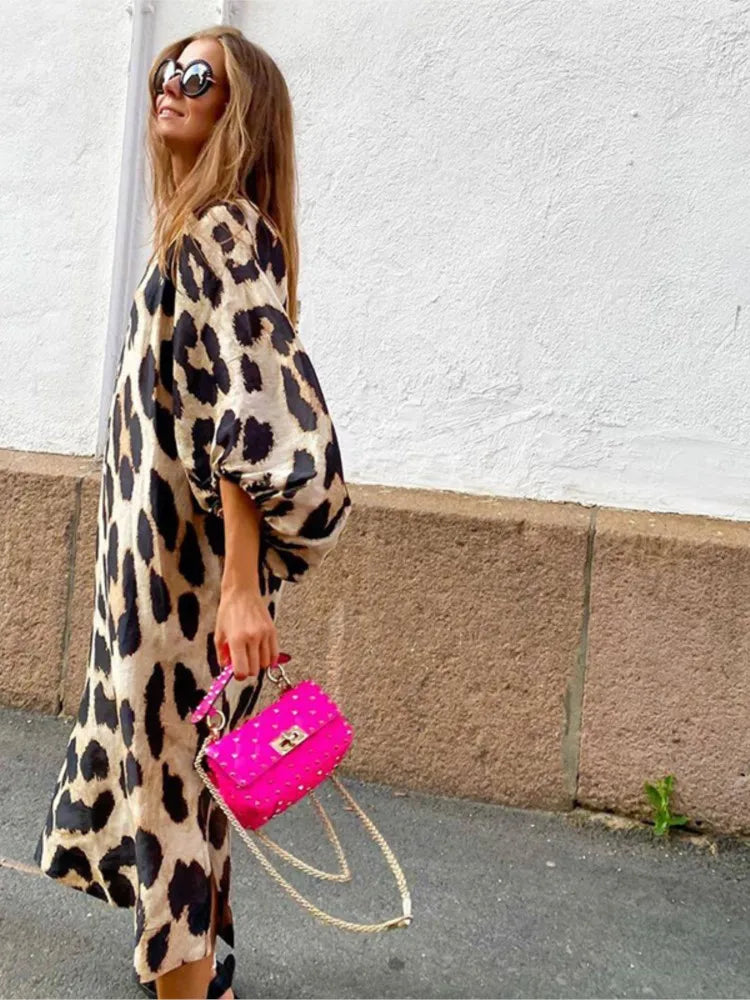 Terri | Leopard Print Dress