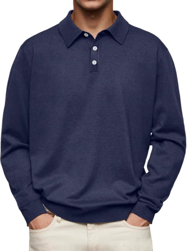 Trevor | Long-Sleeve Polo Shirt
