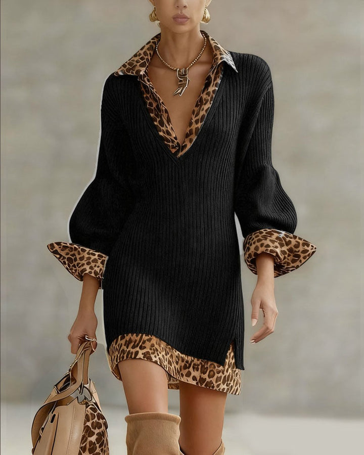 Rafaela | Elegant Leopard Dress