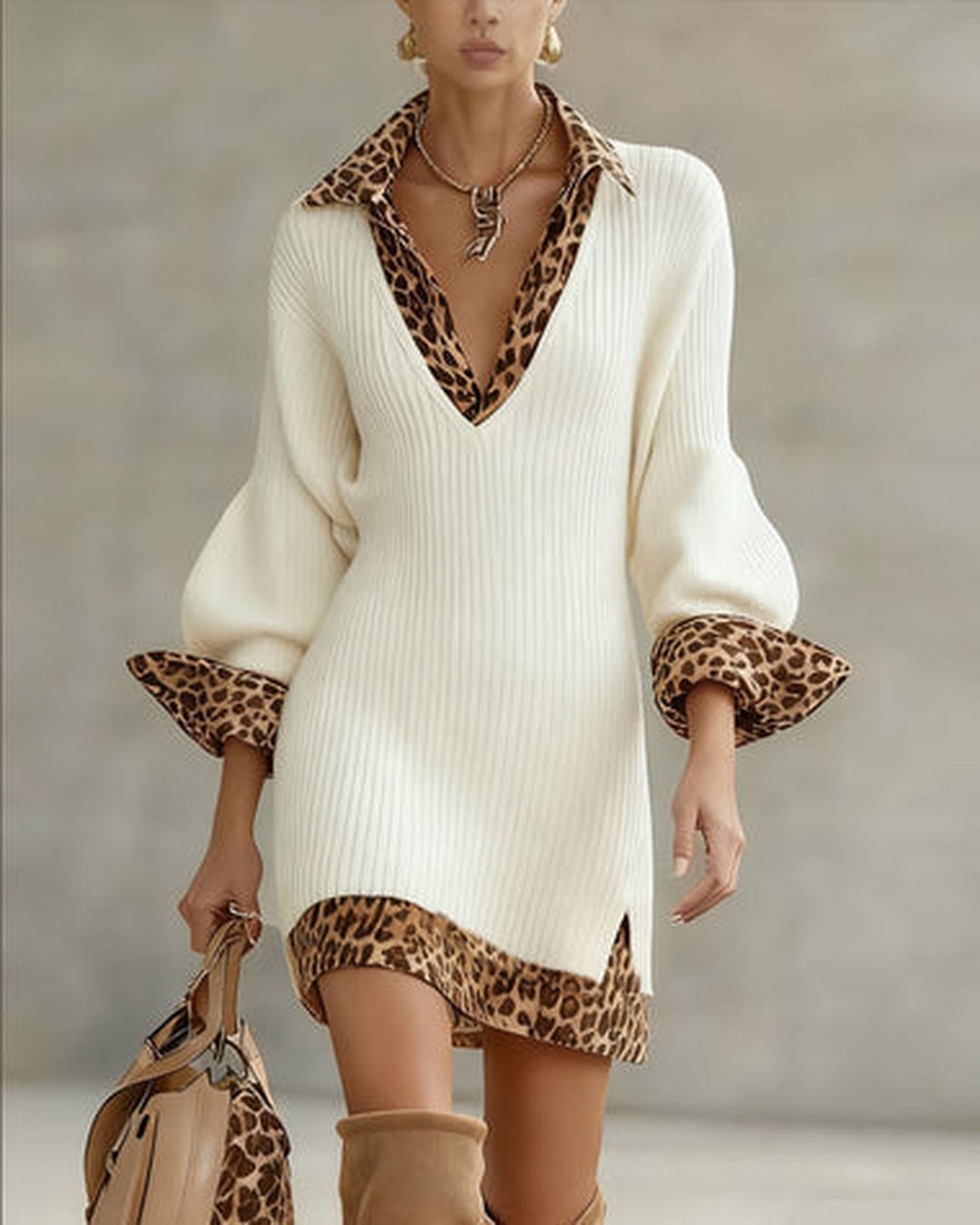 Rafaela | Elegant Leopard Dress